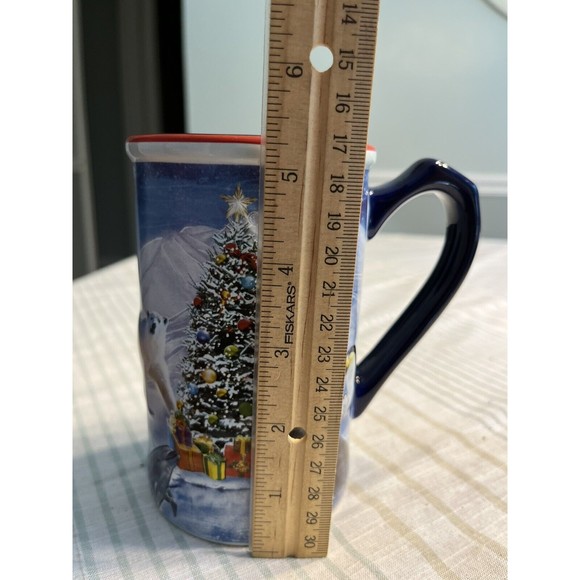 Ceramic Sea World Shamu Christmas Tree Coffee Tea Mug Cup - Picture 11 of 12